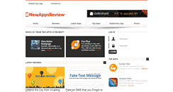 Desktop Screenshot of newappsreview.com